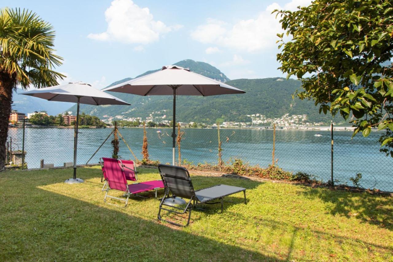 76 The Lake House - Lugano Melide Eksteriør bilde