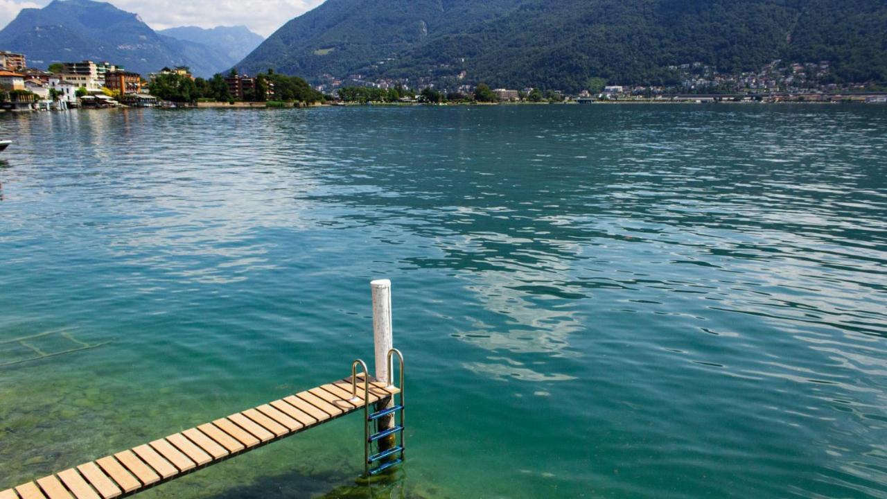 76 The Lake House - Lugano Melide Eksteriør bilde